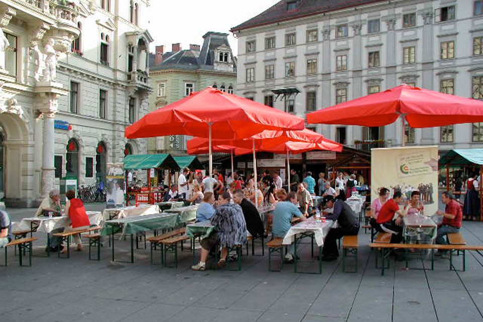 Vinalia Weinfest Hauptplatz Graz