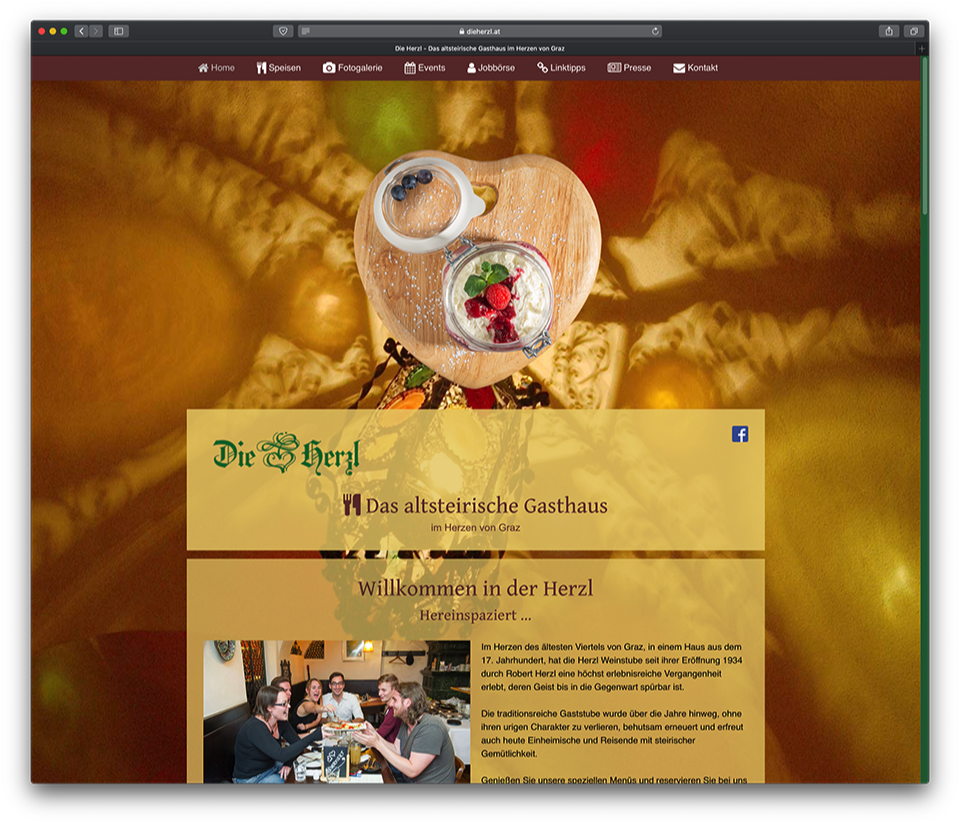 Website-Relaunch Herzl Weinstube