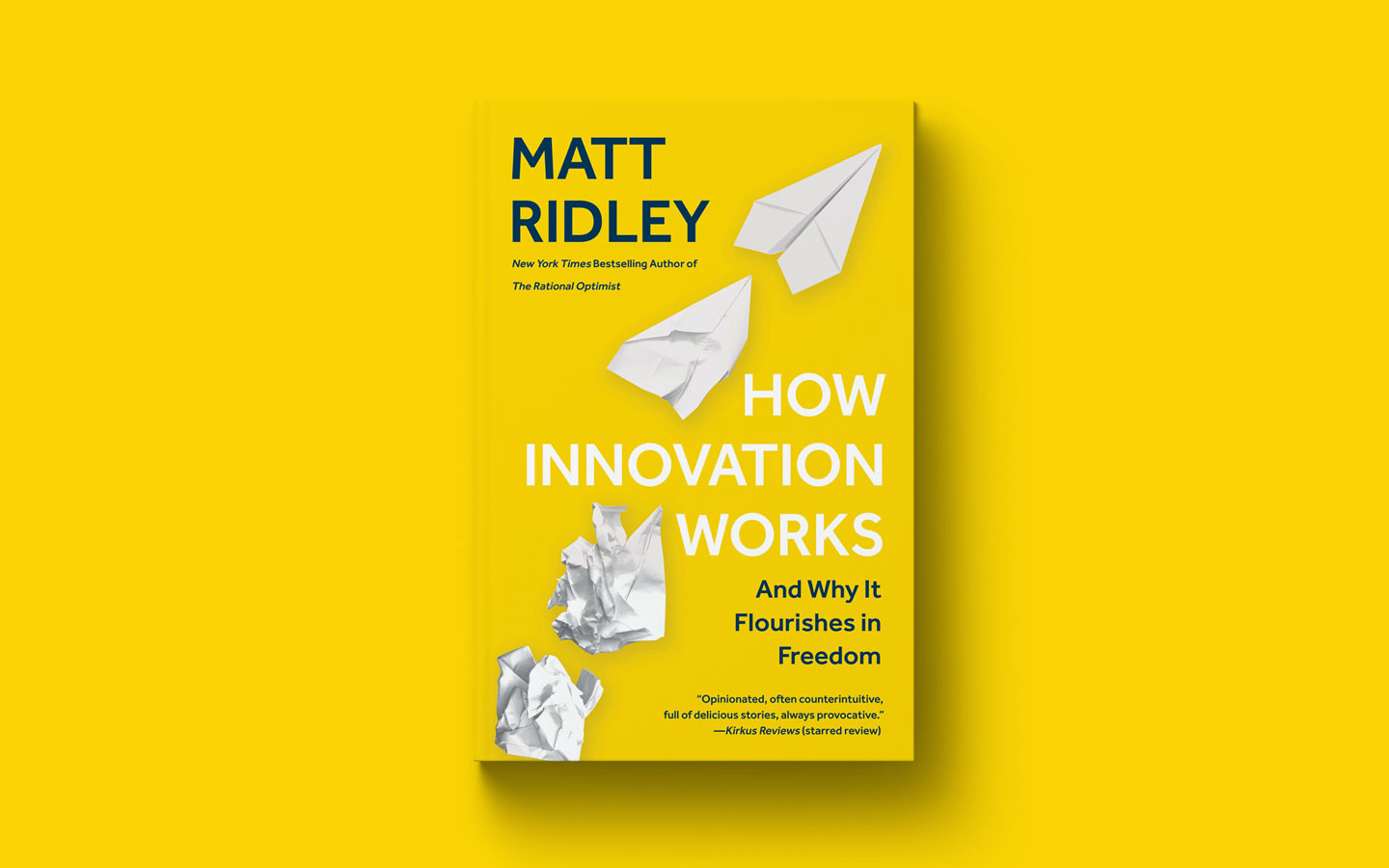 Matt Ridley How Innovation works Photo by unsplash.com